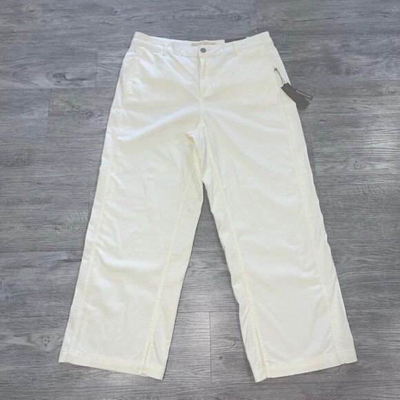 Soft Surroundings Women’s 18 Pants Driftwood Lightweight Chambray Wide Leg NWT - Picture 2 of 16